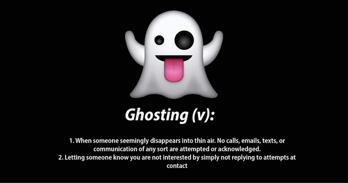 When someone ghosts you, it often says more about them then it does about you. Agree or disagree?