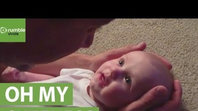 Is a father singing to his baby rare?