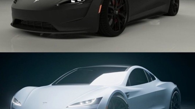 What is your favorite color Tesla? Tesla Roadster Matte Black or Matte White?