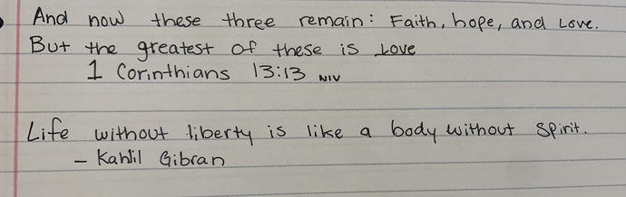 Show your handwriting?
