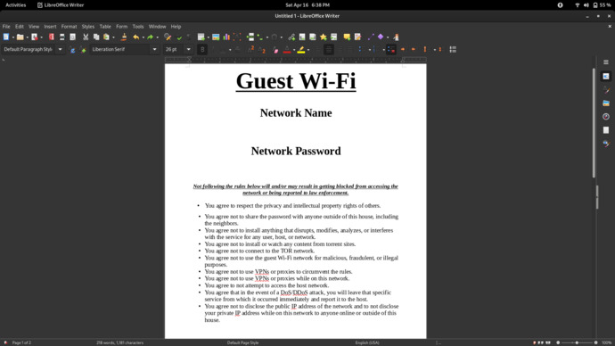 Are these rules good that I made for my home guest network?