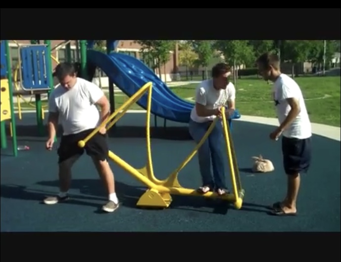 See saw nut shot
