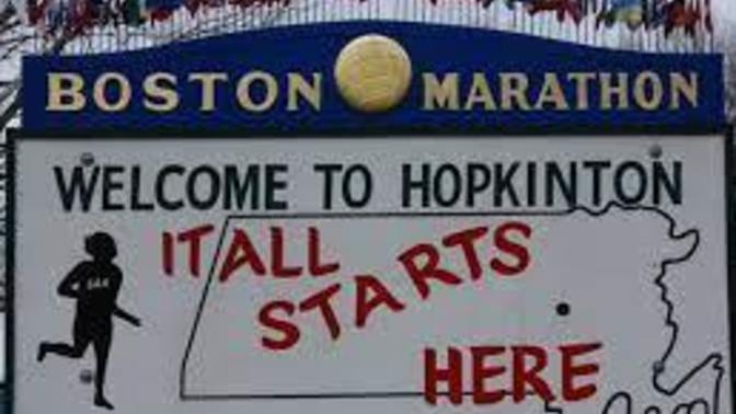 Today is Marathon Monday. Does anyone want to ask a marathon runner any questions?