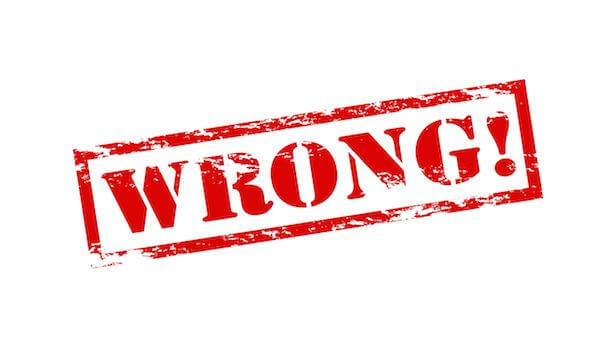 How many times have you been proven wrong?