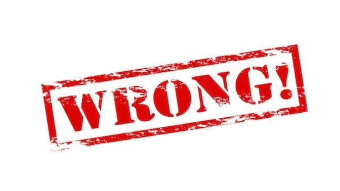 How many times have you been proven wrong?