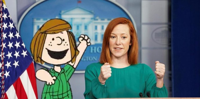 Does Jen Psaki remind you of Peppermint Patty?