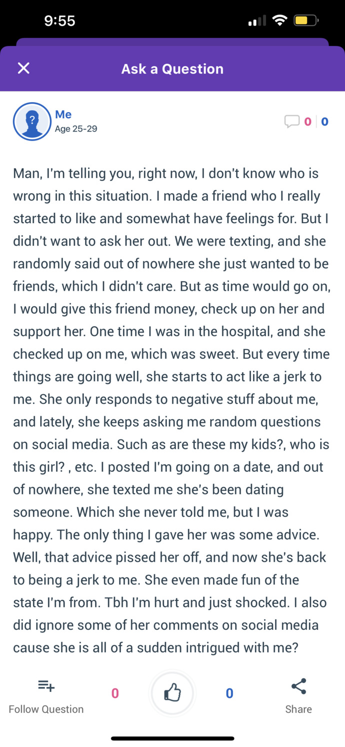 Whats this girls deal?