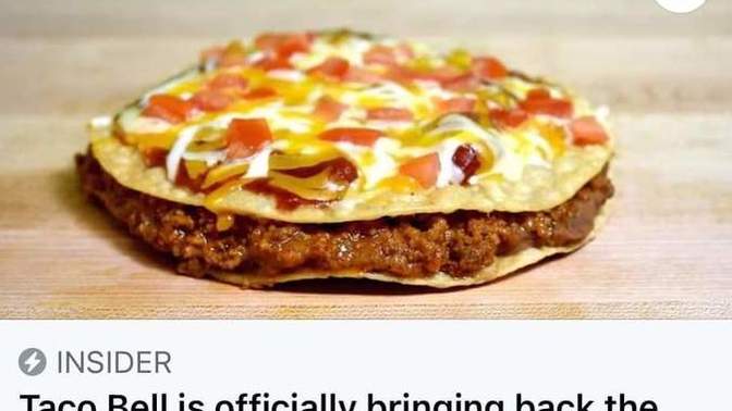 Taco Bell is bringing back Mexican Pizza. Does this make you wanna go back to Taco Bell?