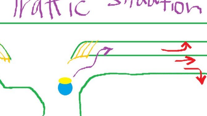 Could anyone please help me with this traffic situation?
