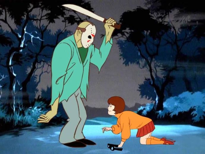 If Scooby Doo were to get a darker-toned adult-oriented crossover film with masked slasher horror movie characters, would you watch it?