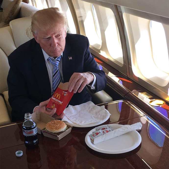 When world leaders, billionaires, and other VIPs order fast food, what do you think they are really eating?
