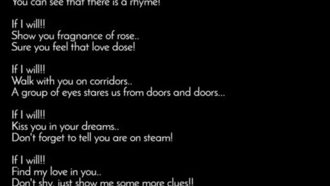 I write too, so what do you think about this poem?