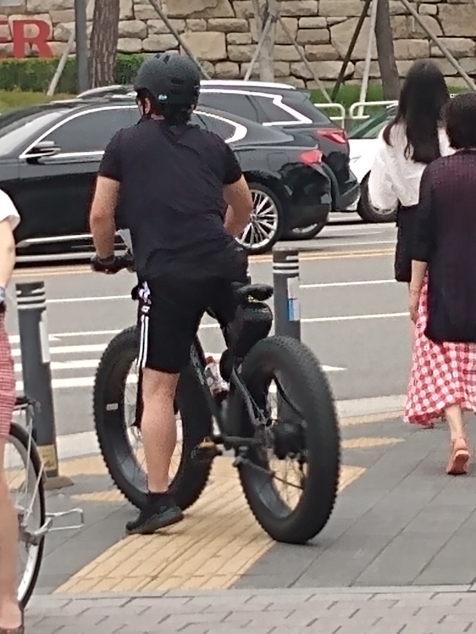 It's practically like a gasless motorcycle.