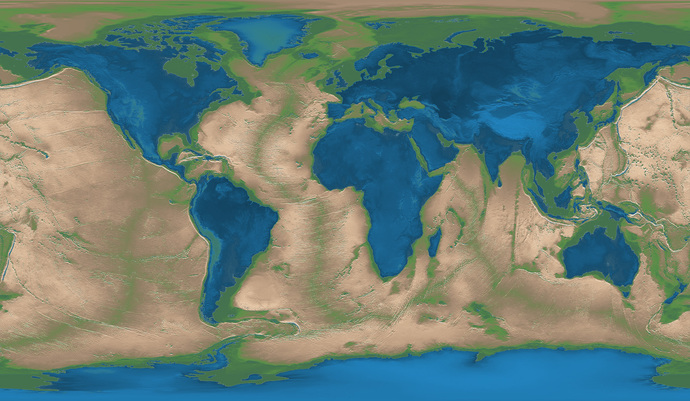 Is there an actually good inverted World map?