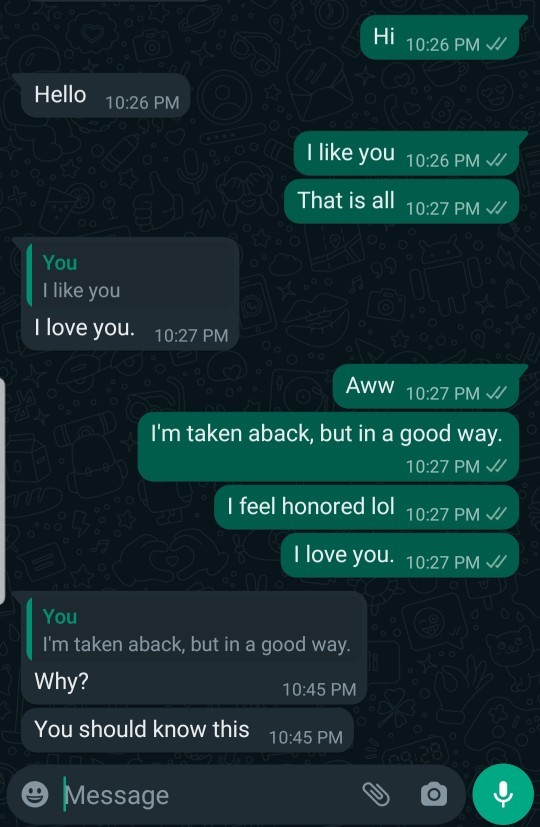 Boyfriend texted me saying I love you. He rarely says it first. Why is he confused about me being surprised? How can I respond?