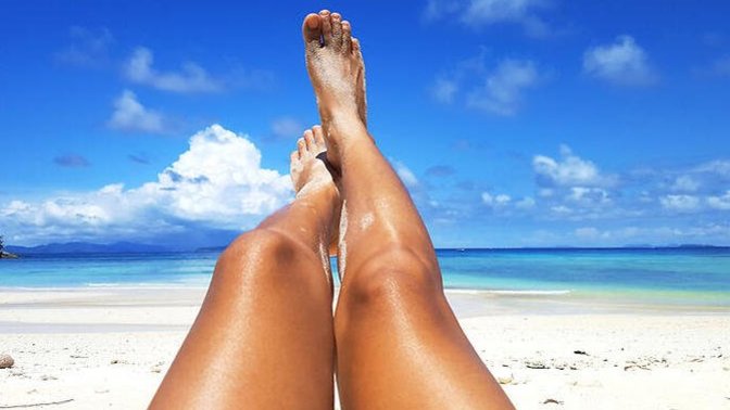 How do you protect your skin from the sun during the summer?
