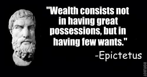 Do you agree with what Jesus Christ said regarding possessions in excess and greed?