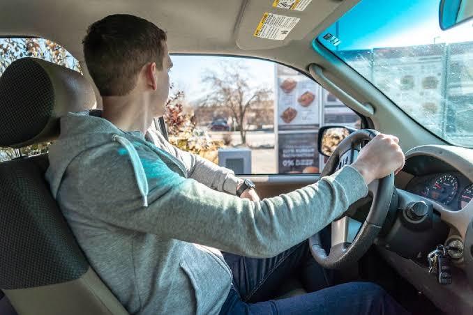 Can you order drive-through fast food without saying ah at any time?
