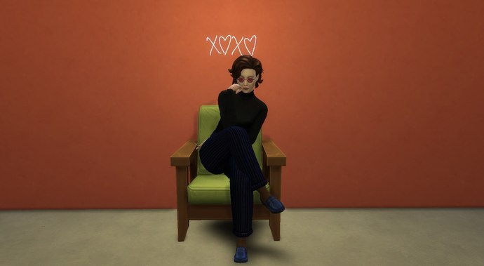 Do you like my gay, androgynous sim I made?