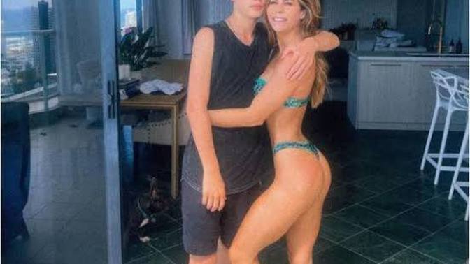 Do you think this mother/son photo to celebrate his birthday is inappropriate?