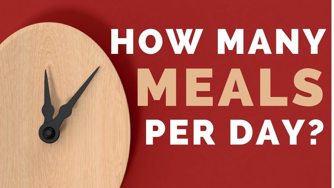 How many meals would you say you have daily on average?
