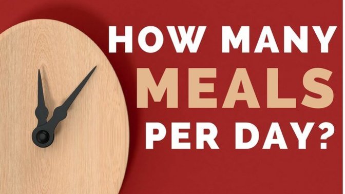 How many meals would you say you have daily on average?