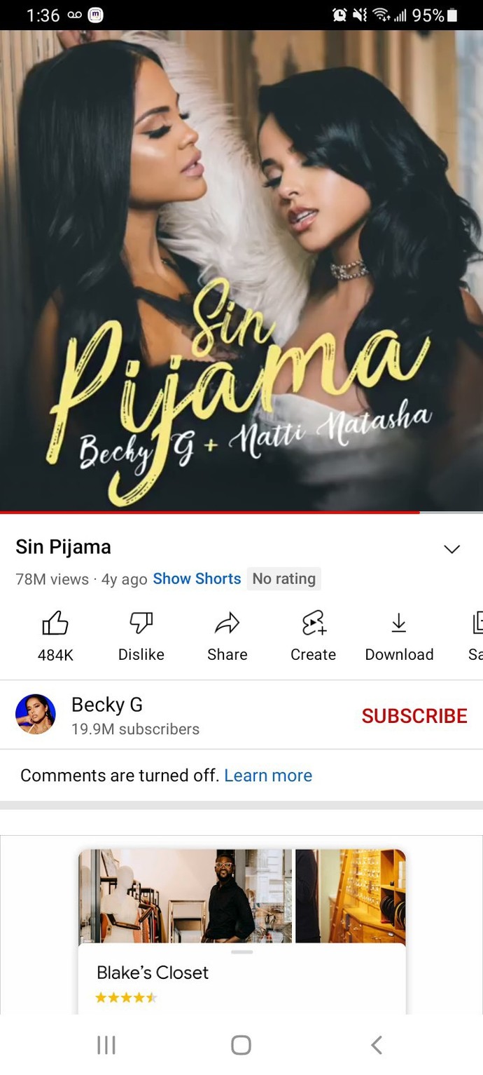Why do you think Becky G turned off comments on this song?