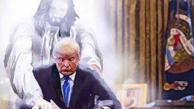 So supposedly "Jesus" is whispering in Trumps Ear - What and Whatnot to do?