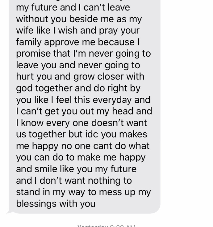 Does it sound like this guy means it or his just trying to play games with me?