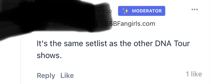 Is this person on an internet fan club giving me a hard time?