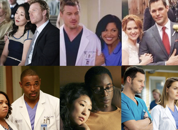 List your top 5 favorite Grey’s Anatomy characters?