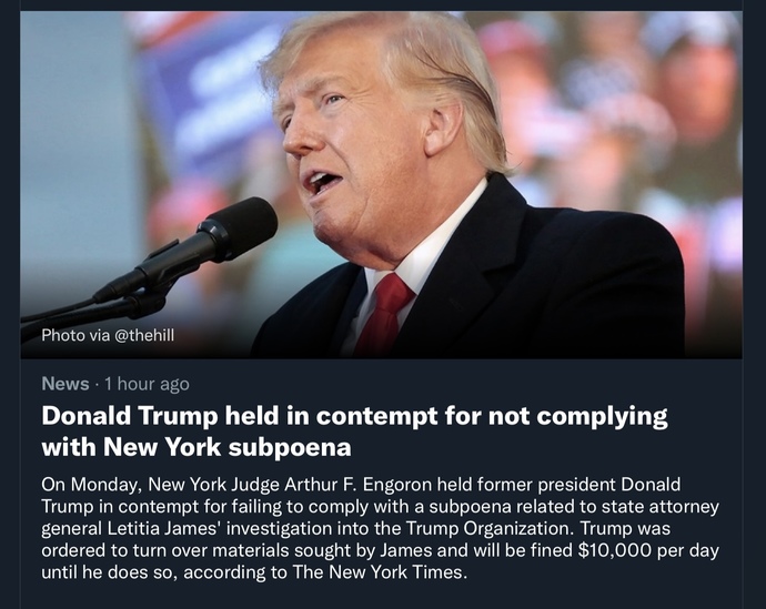 How long will Trump hold out?