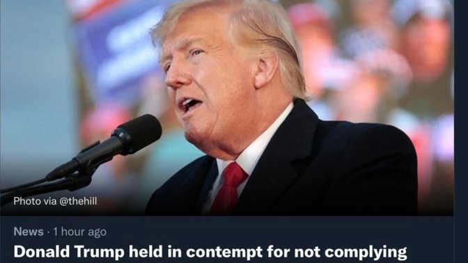 How long will Trump hold out?
