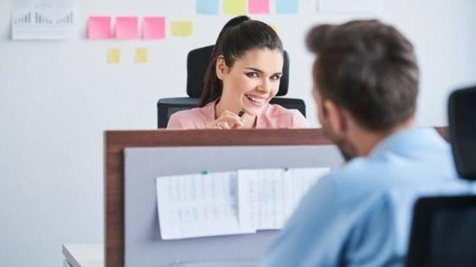 Are people not allowed to flirt while working?