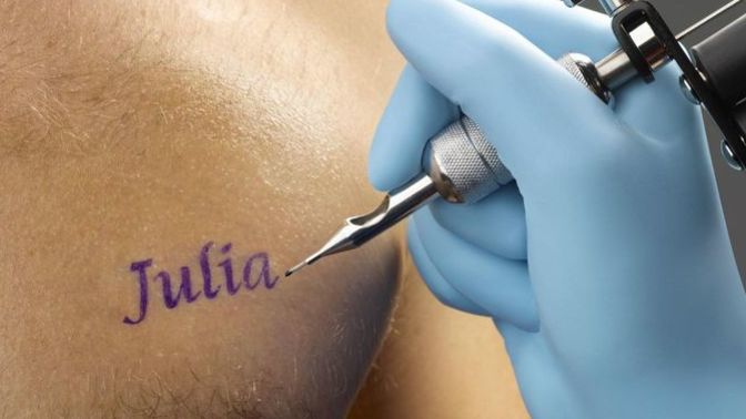 My boyfriend still has his ex tattooed on him? Is this a sign he still has feelings for his ex?