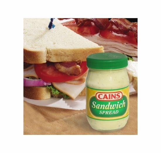 Sandwich Spread on Sunbeam bread.