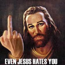 So…just changed a flat tire on the side of a highway and the old bitch thanked god instead of me, you believe that sh*t?