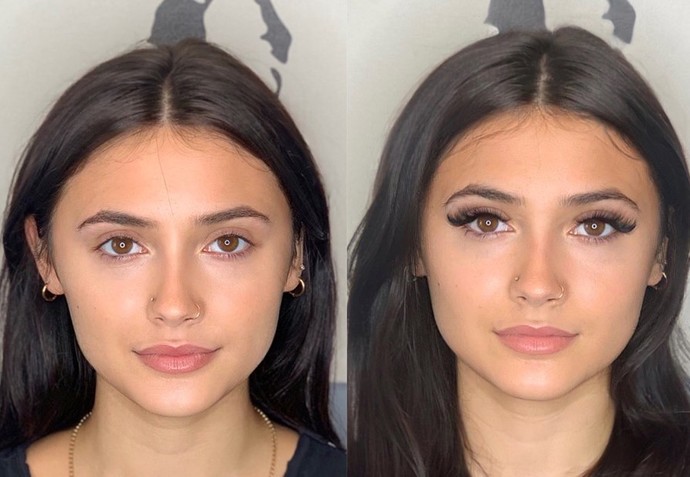 Guys, Do all Womens faces look more seductive/Beautiful with lash enhancement or only some types of eyelids, eyes head look?