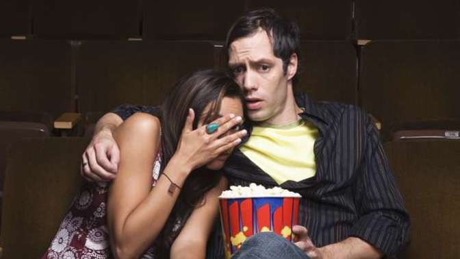 Ladies, do you really automatically cling on to your date when watching a scary movie out of the date despite you barely knowing him?
