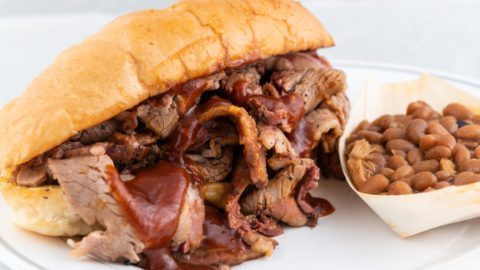 Tri-tip sandwich