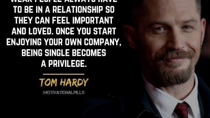 Gagers is it true that weak people always have to be in relationship. ? If you're in relationship that means you're weak?