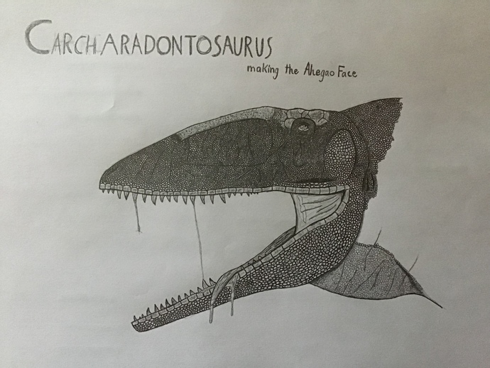 How would you react if you saw a dinosaur make the Ahegao face?