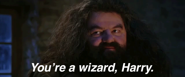 What would you do if Hagrid from Harry Potter broke the news that youre a wizard?