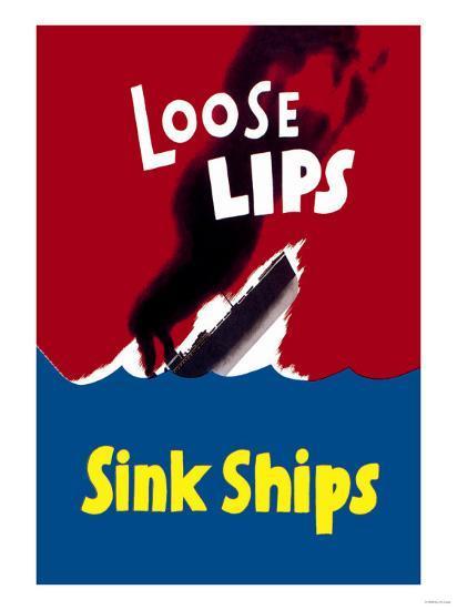 Loose lips sink ships?