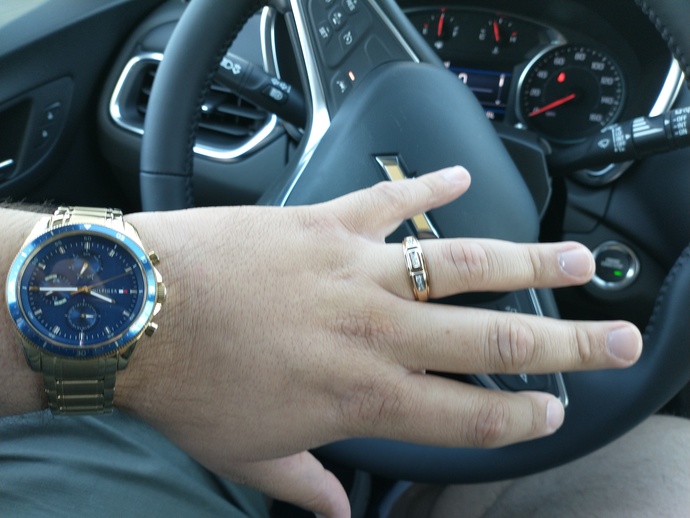 What do you think of the wedding band and watch my fiance got me?