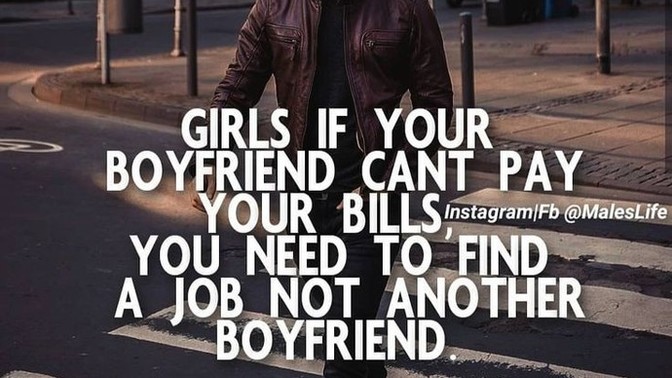 Girls what you do if your boyfriend can't pay your bills?