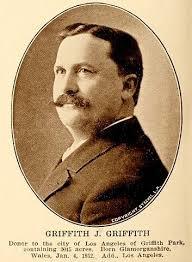 Griffith J. Griffith, the primary benefactor and namesake of the Griffith Observatory in Los Angeles