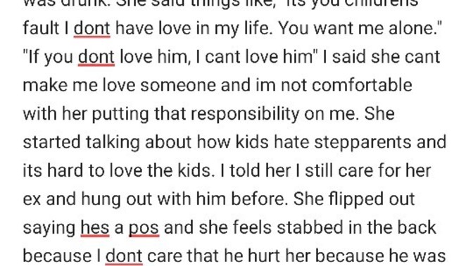 Don't care my mom was abused... Thoughts?