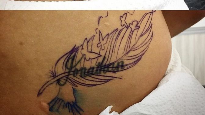 Is it ridiculous to ask your fiancé to cover up a deceased spouses tattoo?
