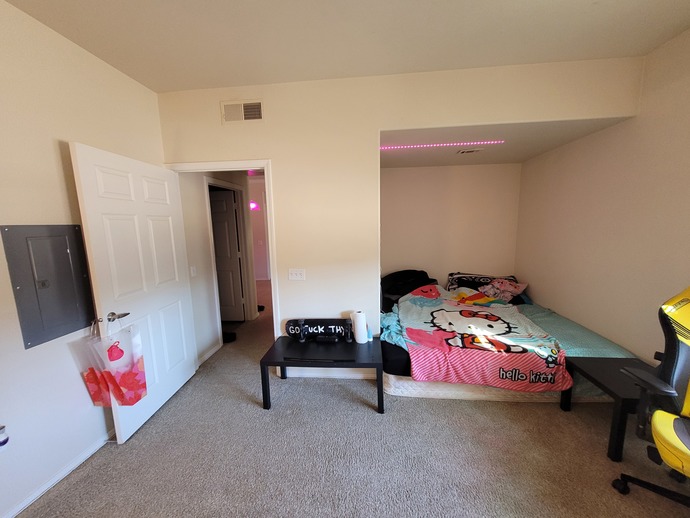 Hallway, Bathroom on the left